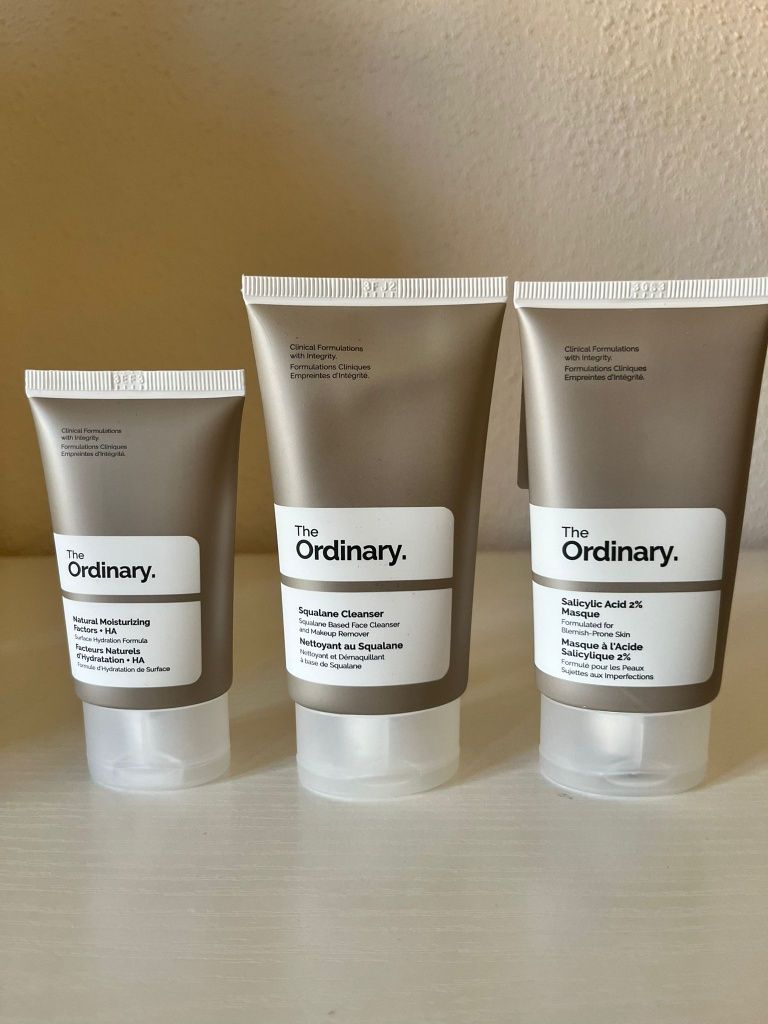 Skin care combo The ordinary