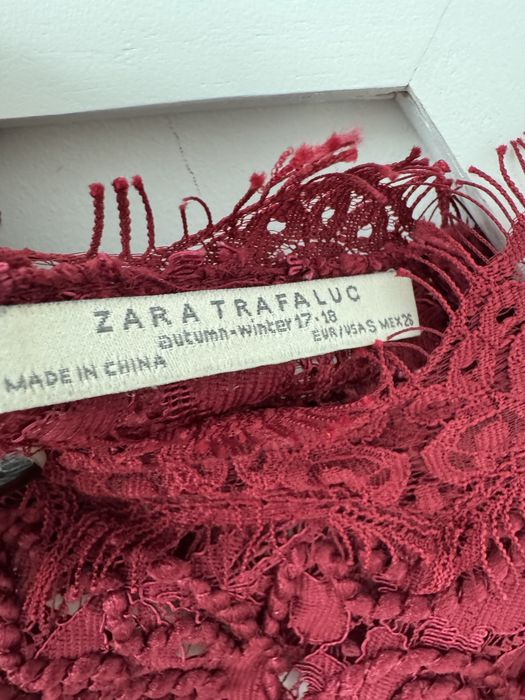 ZARA koronkowy top
