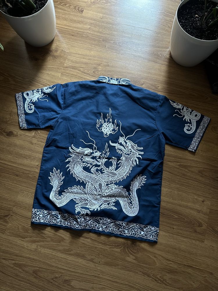 Гавайка Рубашка з коротким рукавом сорочка Dragon Japanese Maharishi