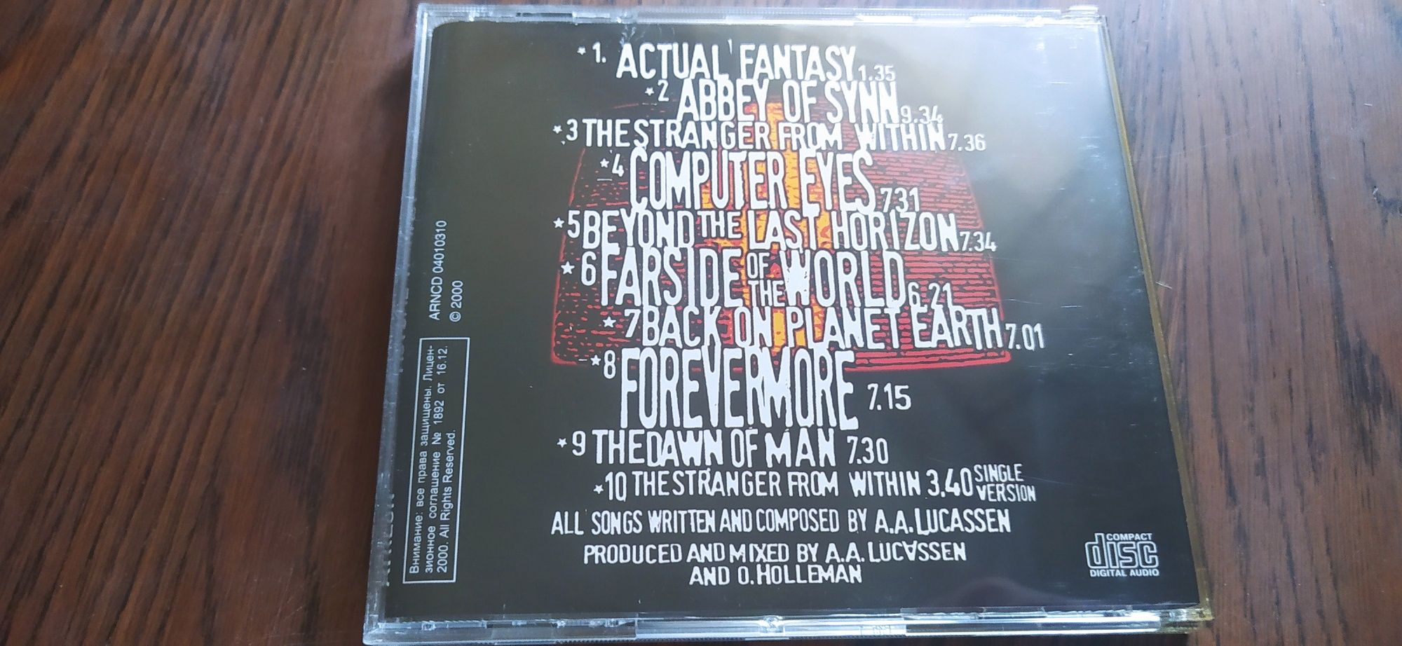 Ayreon Actual Fantasy CD