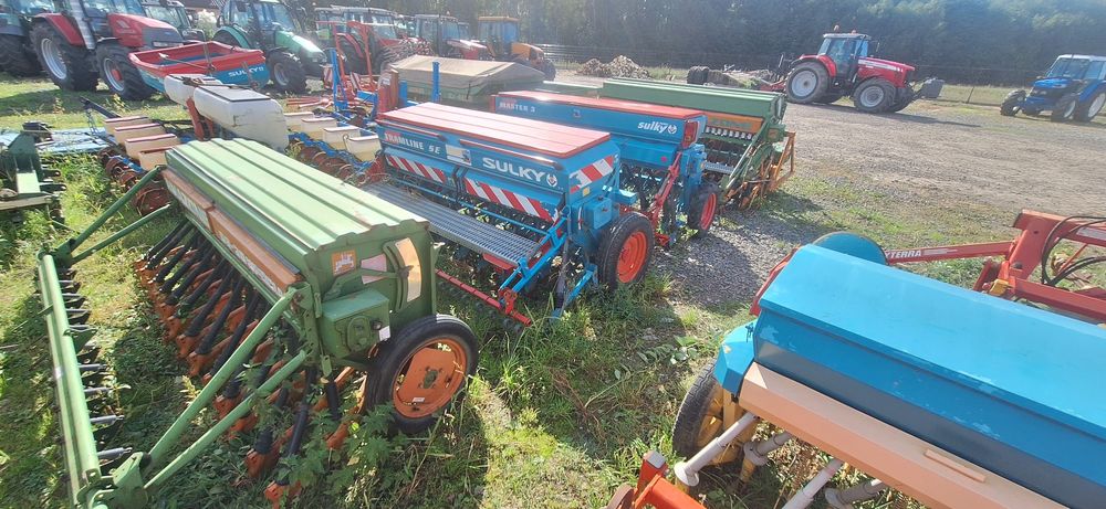 Siewnik zbożowy Sulky  Amazone hasia monosem brona wirowa agregat