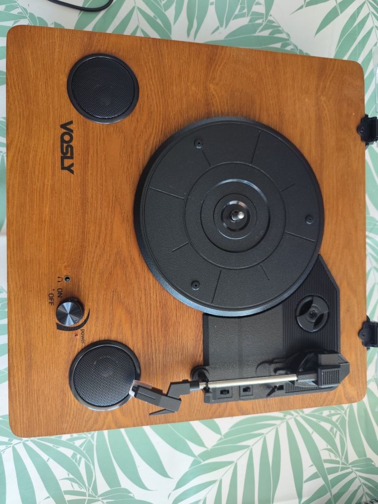Gramofon VOSLY brązowy