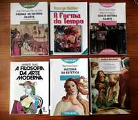 Vários livros de História e Estética da Arte,