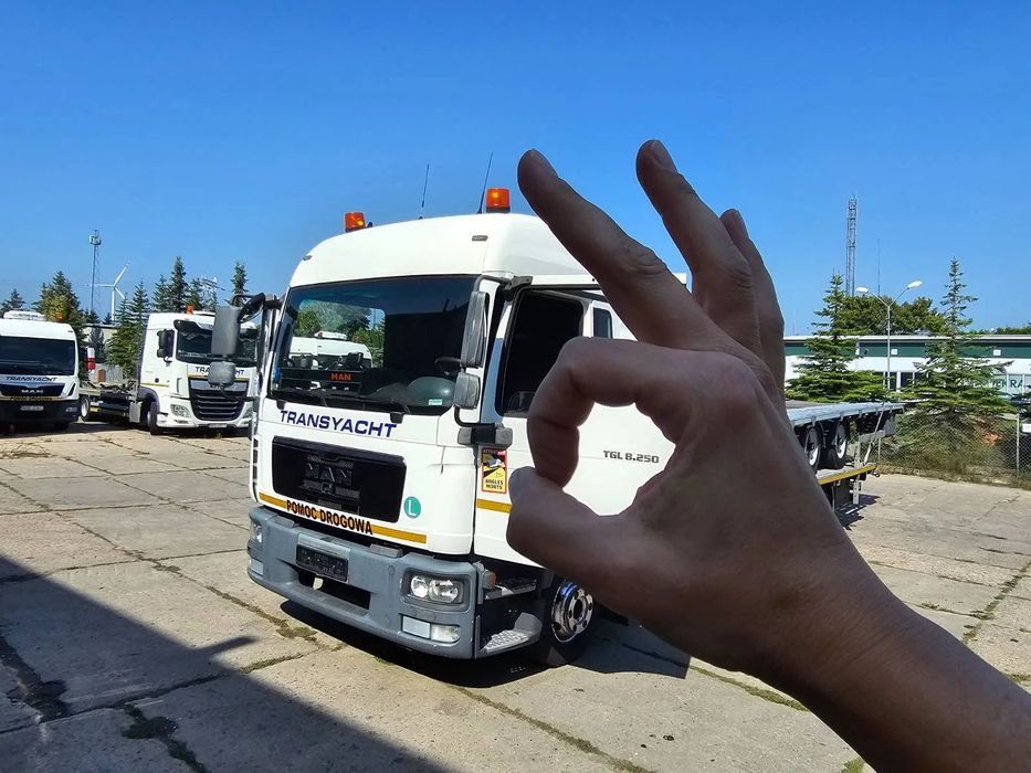 MAN TGL 8.250  MAN TGL 8.250 Pierwszy właściciel-transport międzynarodowy-serwisowany