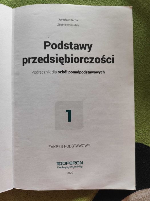 Podstawy przedsiębiorczości 1