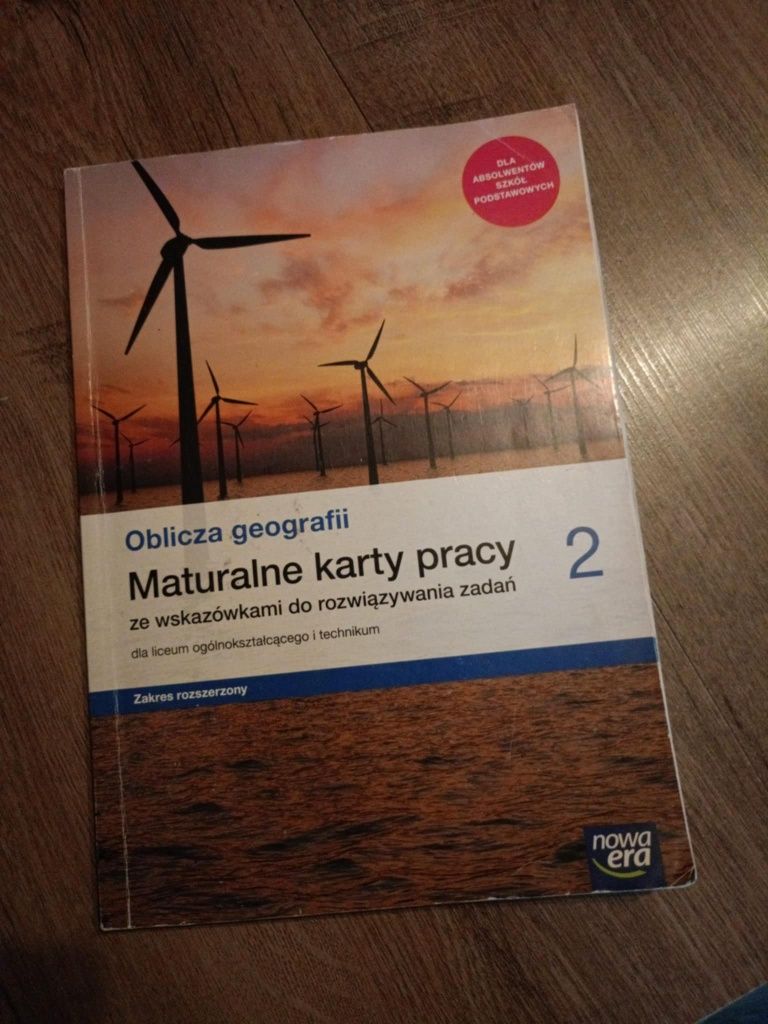 Oblicza geografii 2 Matura karty pracy zakres rozszerzony Nowa Era