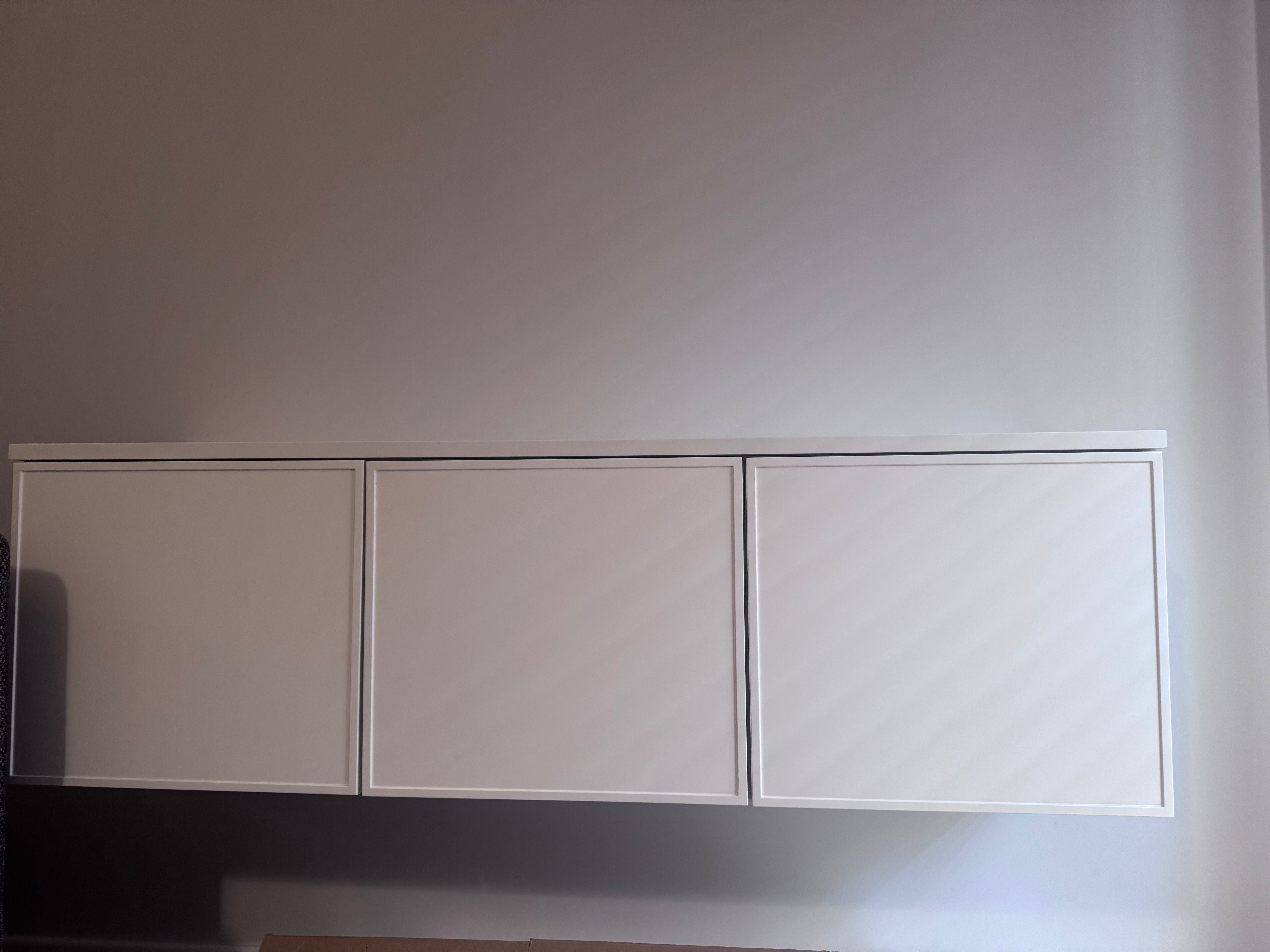 Szafka RTV na wymiar RAL 9003 biała 130x35x40