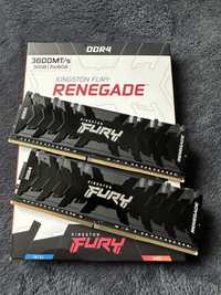 Pamieci ram Kingstone Fury Renegade 32 gb 3600 RGB ddr4