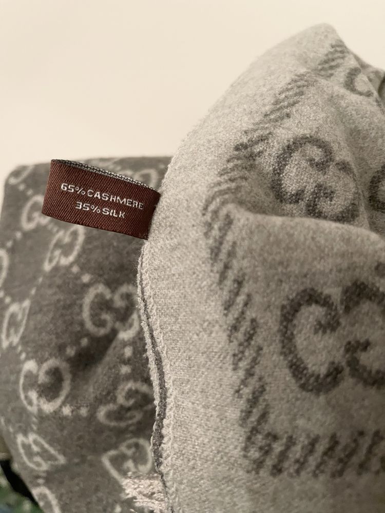 Cachecol Gucci Caxemira/Seda