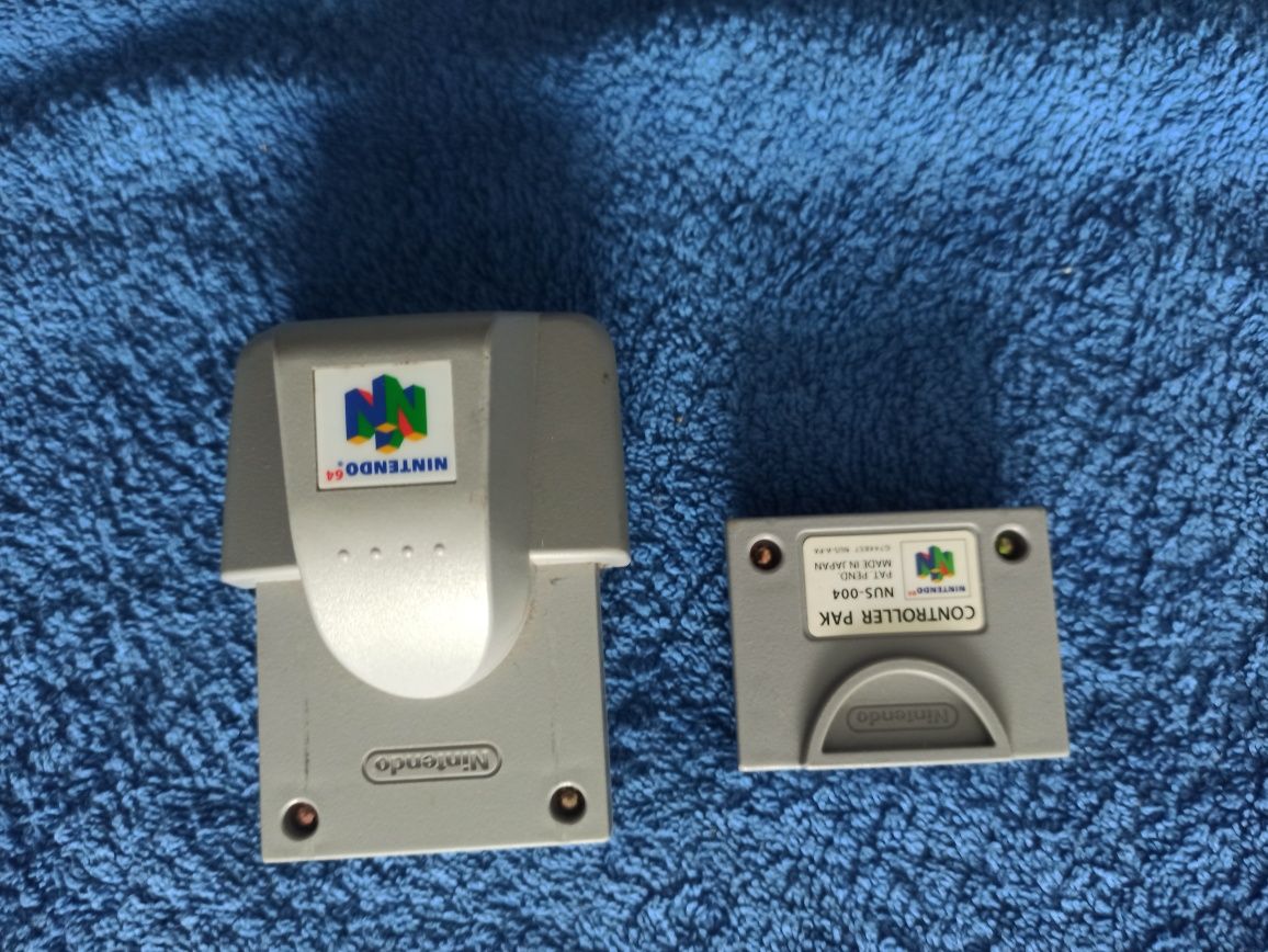 Rumble Pak + Controller Pak Nintendo 64