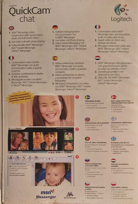 Máquina fotográfica para computador Nova Logitech