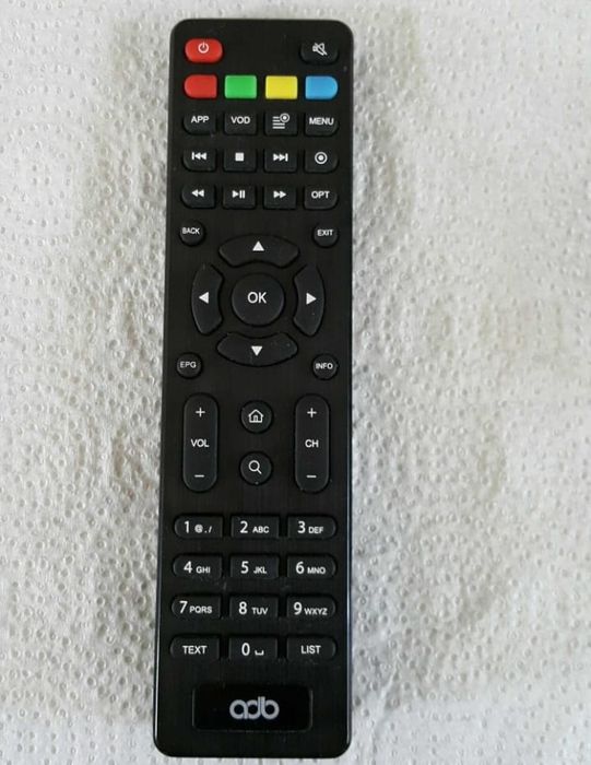 Pilot do dekodera ADB-2670WF Inea Hiway