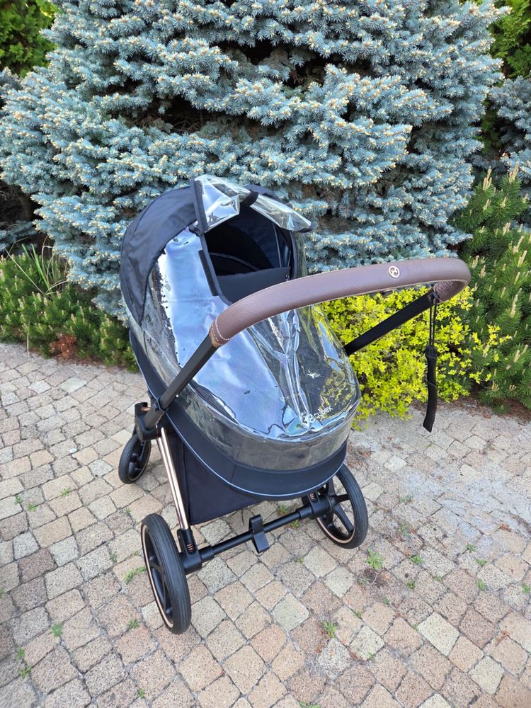 Wózek Cybex Priam 2.0 gondola + spacerówka + nosidełko