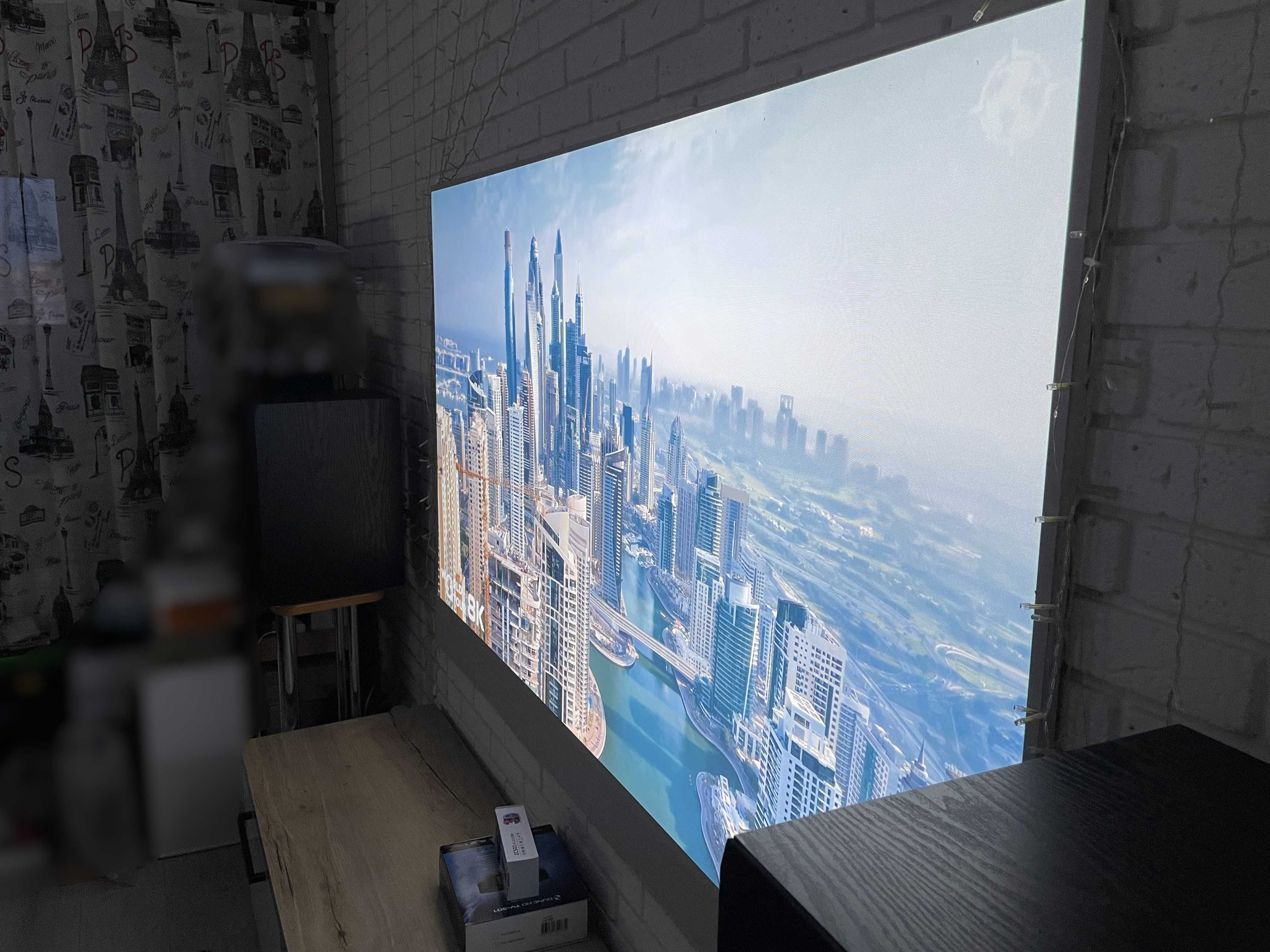 Кинотеатр 100" - проектор Optoma HD146X, экран, медиаплеер, 3D очки