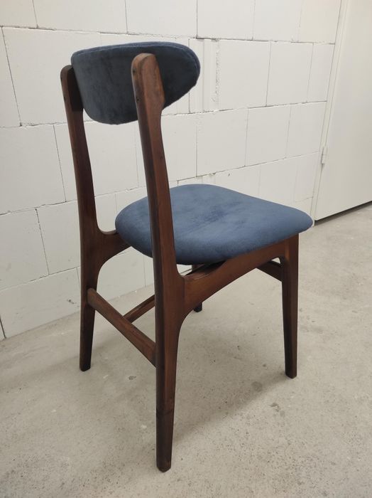 Krzesła proj. Rajmund Hałas lata 60 vintage PRL 3 sztuki po renowacji