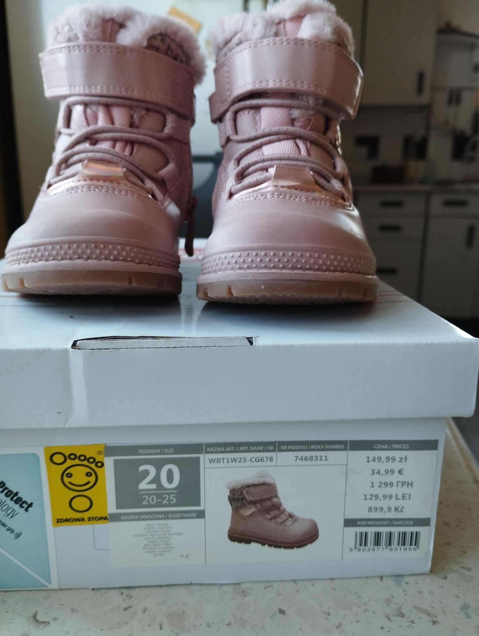 Buty zimowe dziewczęce 20