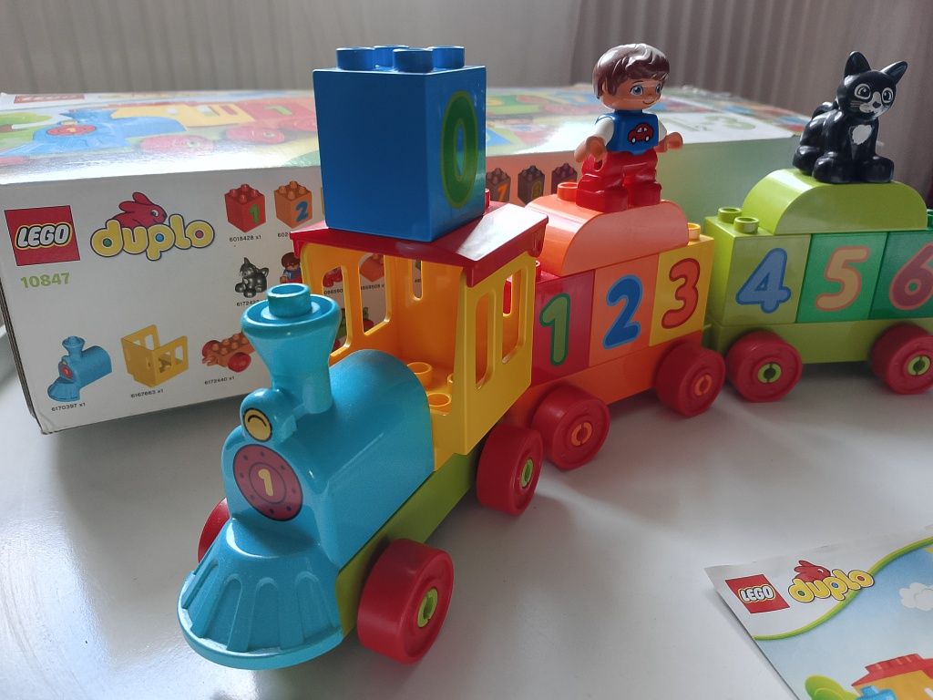 LEGO Duplo pociąg z cyferkami
