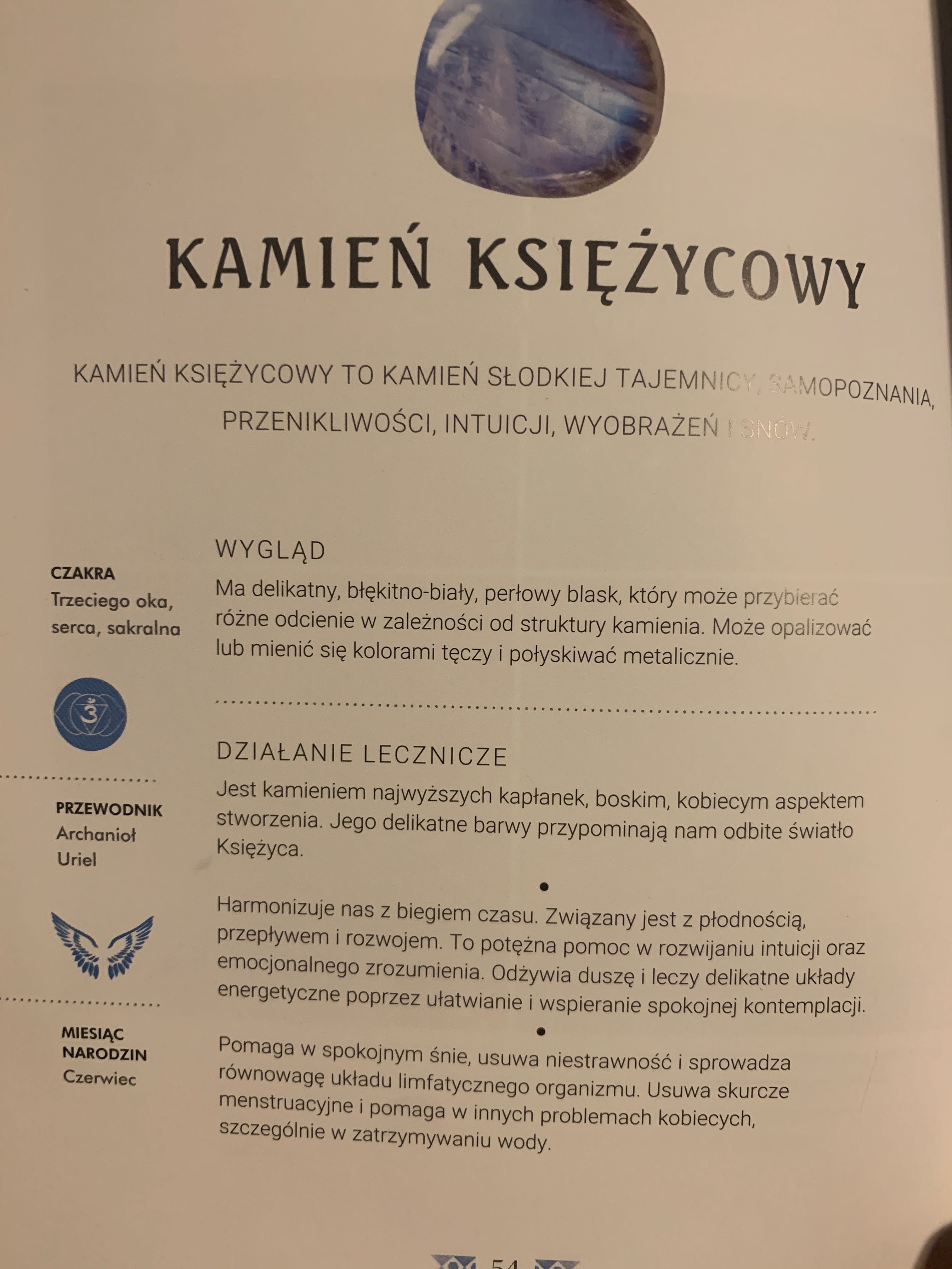 Bransoletka Kamień Księżycowy -Brazylia