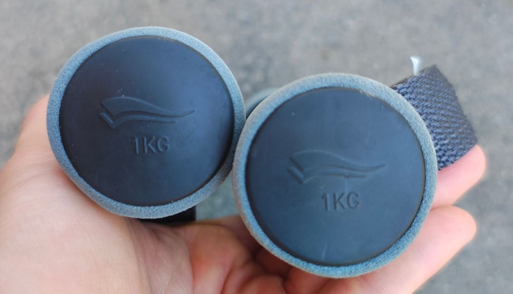 Hantle ciężarki miękkie 2 x 1 kg Lidl Crivit