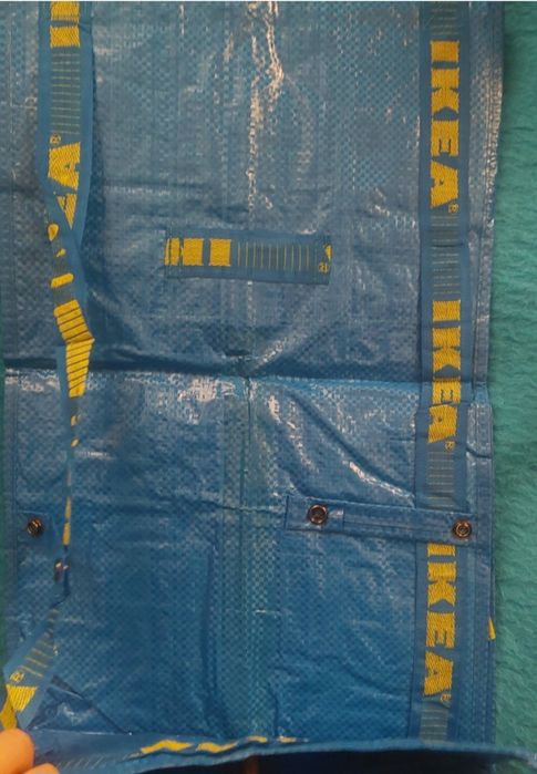 1zł Wysyłka Duża Torba 2w1 76L XXXL IKEA na zamek Plecak Nowy