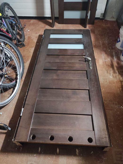 Drzwi drewniane jesion