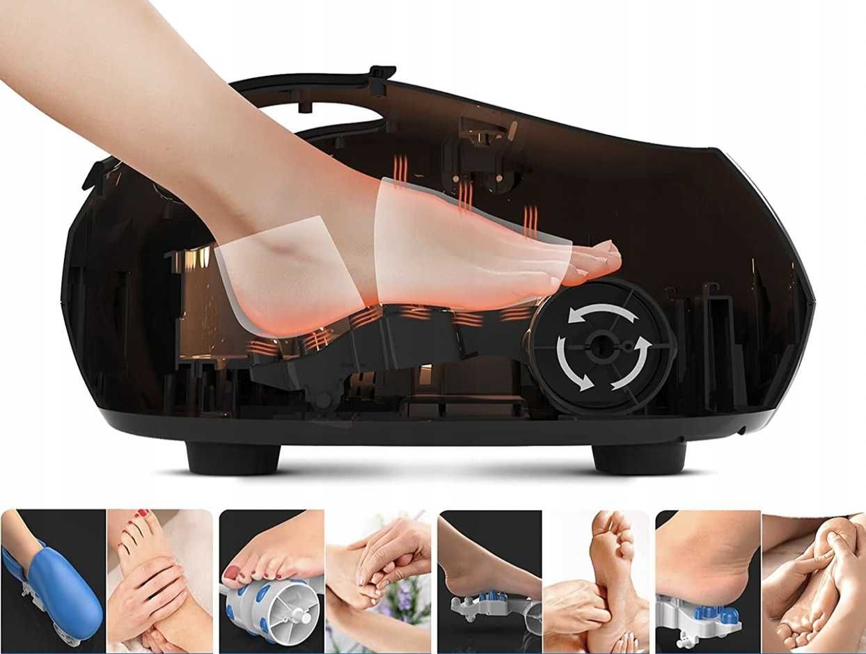 Masażer do stóp Renpho Shiatsu z pilotem czarny