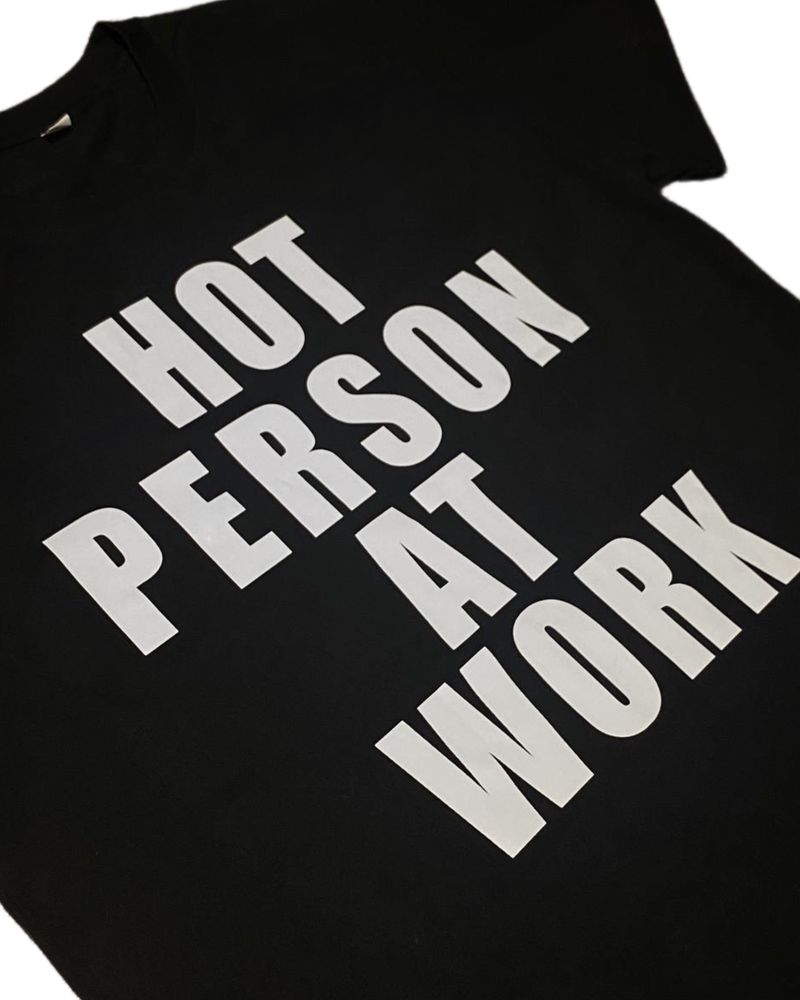 Hot Person At Work Opium T-shirt (opium, y2k, archive, punk)