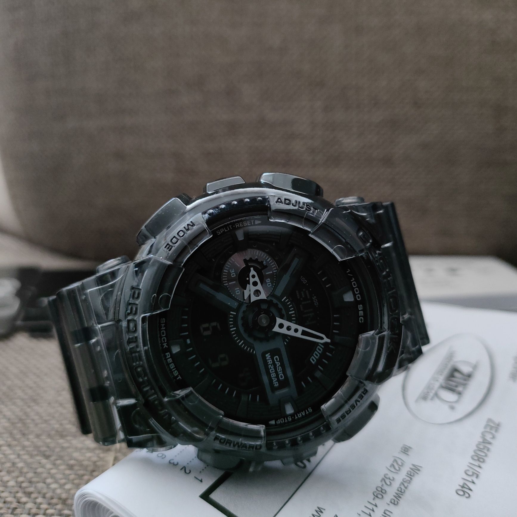 Casio zegarek GA-110SKE-8AER nowy okazja na prezent