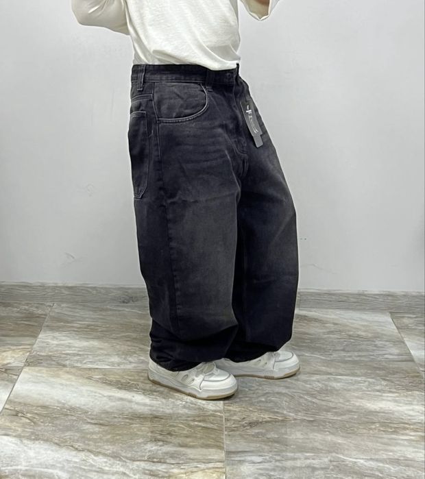 Нові широкі чорні джинси BAGGY rap fade джинсы jaded london ecko flare