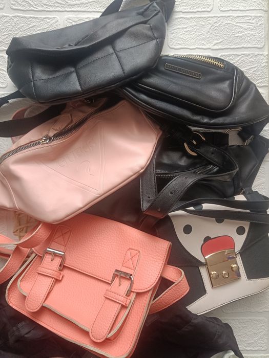 Zestaw kpl torebka nerka listonoszka różne kolory