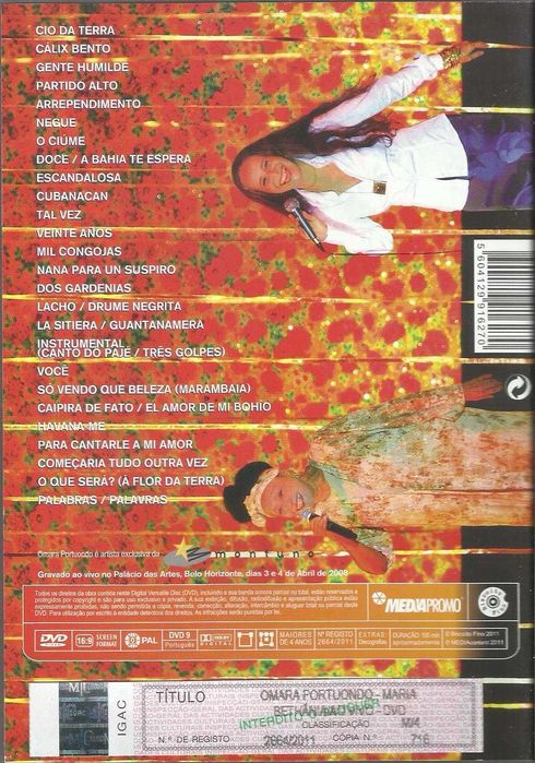 Omara Portuondo e Maria Bethânia - Ao vivo (DVD)