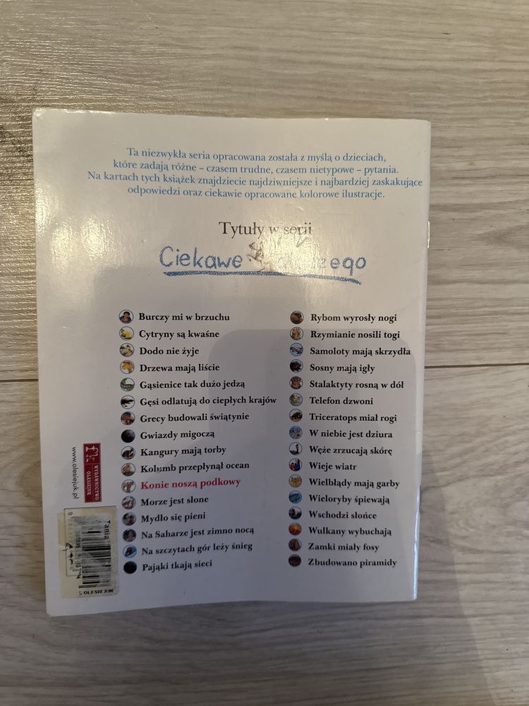 książka dla dzieci o koniach