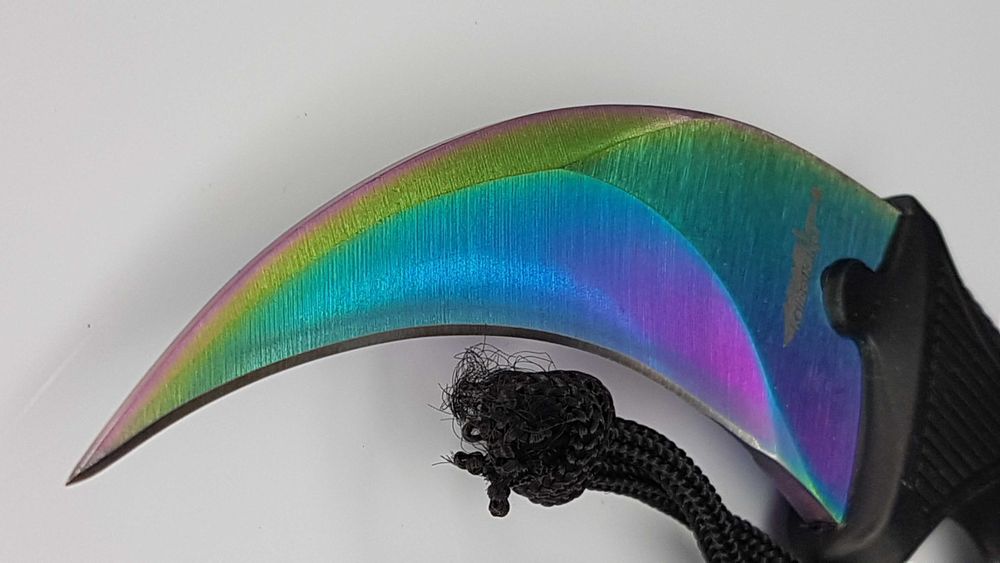 Karambit treningowy CS-GO Rainbow Tęczowy