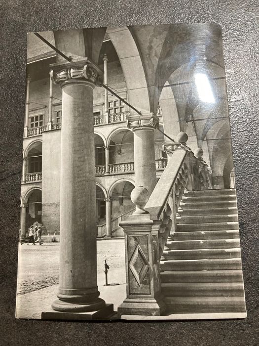 Pocztówka Kraków Krużganki arkadowe na Wawelu RUCH