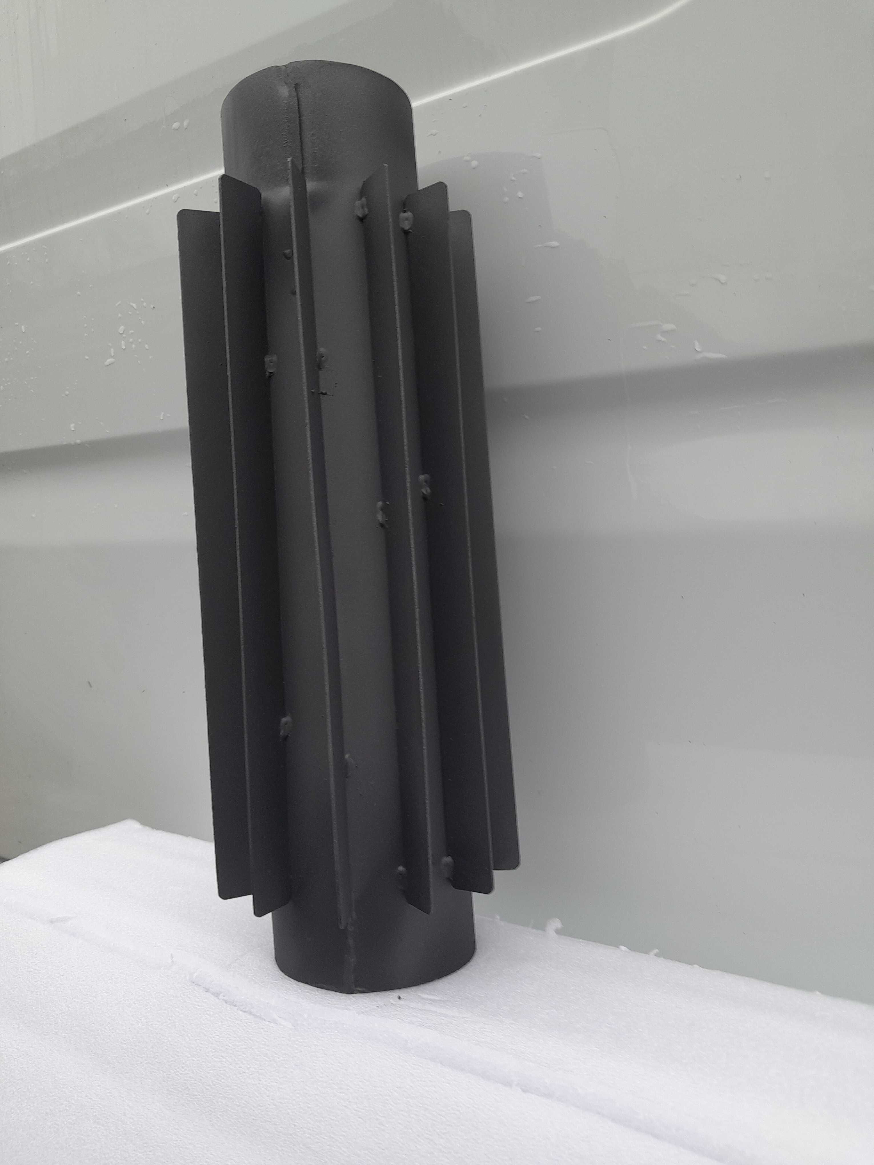 Rura 100 cm  50 cm kolanko - radiator
