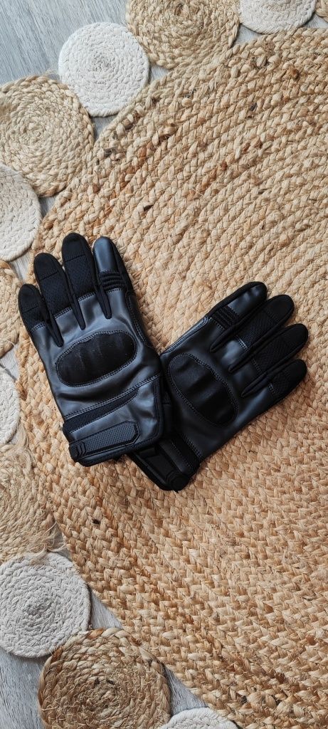 Rękawice rękawiczki na motor XL czarne