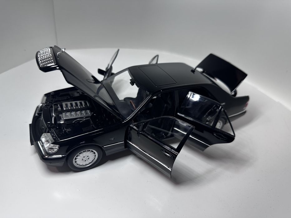 Mercedes-Benc S600  w-140 black  1/18