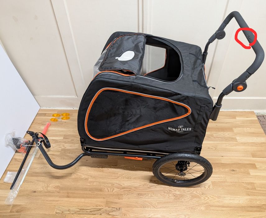 Nomad Tales Spirit Przyczepka Rowerowa Jogger 2w1 dla Psa do 45kg DUŻA