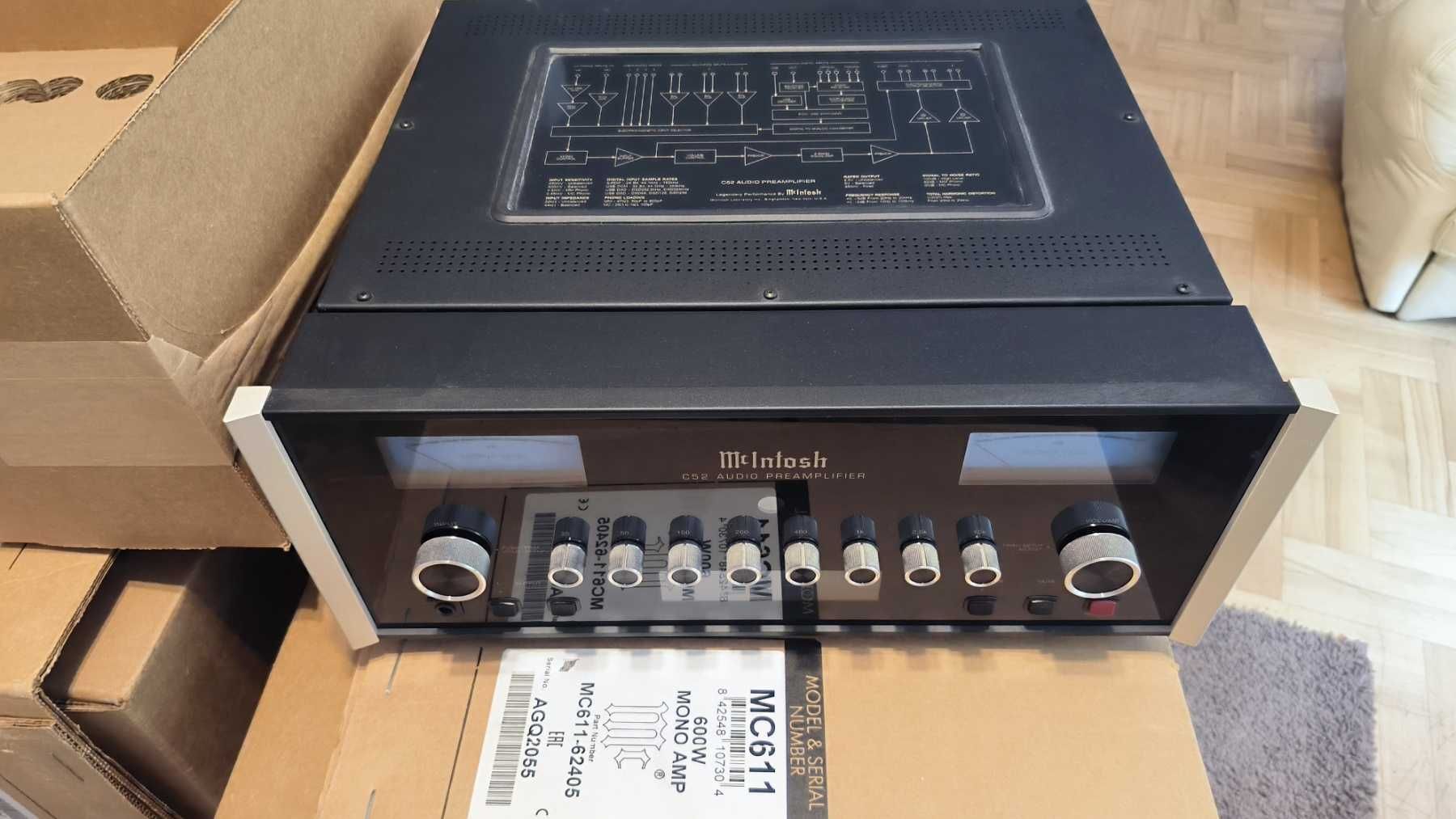 McIntosh c52 i McIntosh mc611