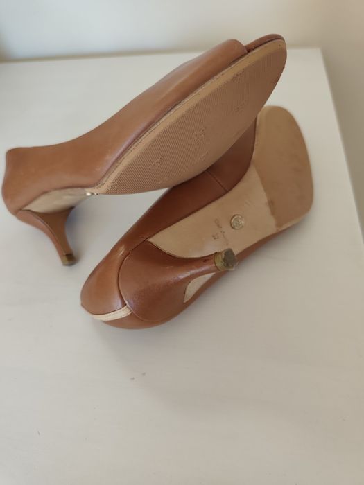 Sapatos pele Massimo Dutti