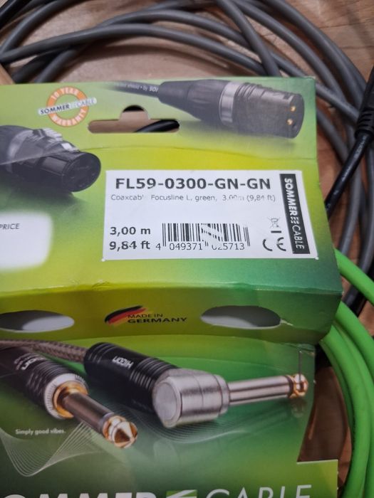 Sommer Cable BNC 75 Ohms – 3 Metros (Novo)