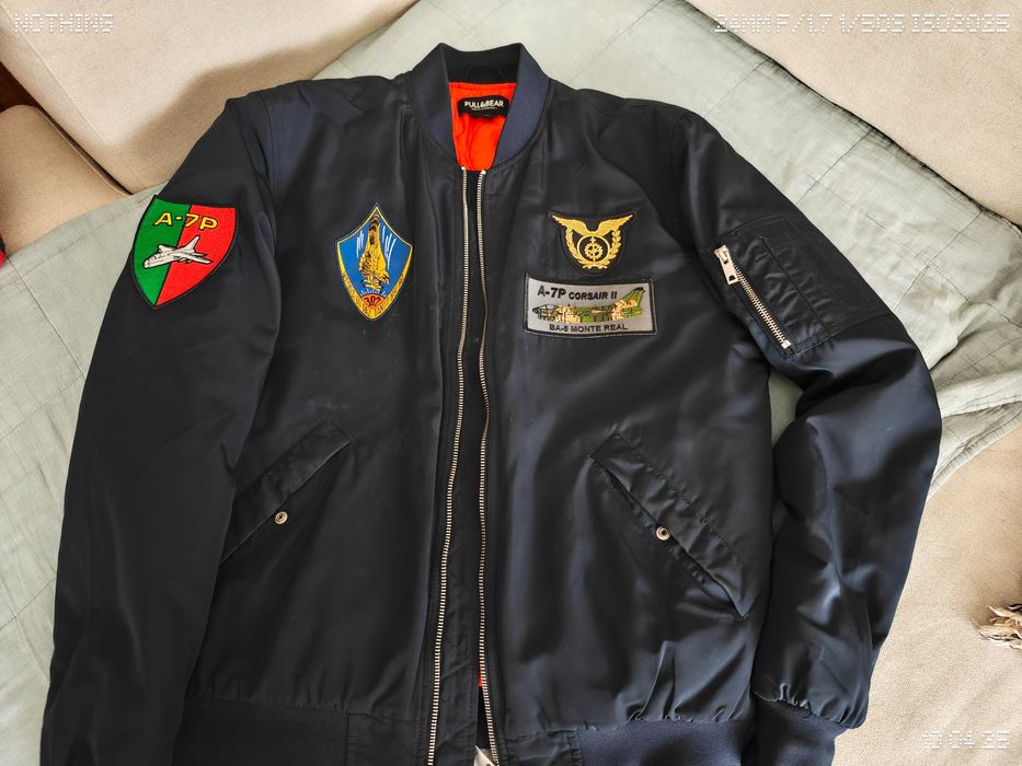 Blusão Tipo Piloto Força Aerea C/Patches