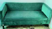 Sofa 150cm,butelkowa zieleń