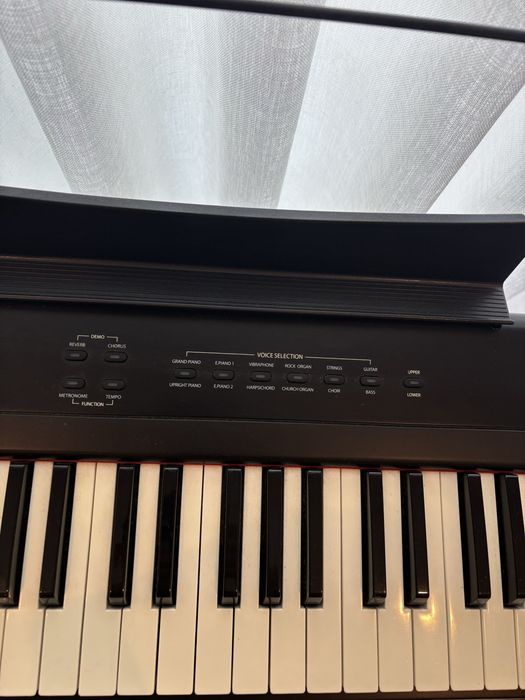 Teclado preto da Artesia