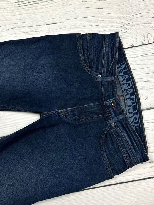 Napapijri Lund Jeansy Męskie Spodnie Slim Fit Logowane r. W29