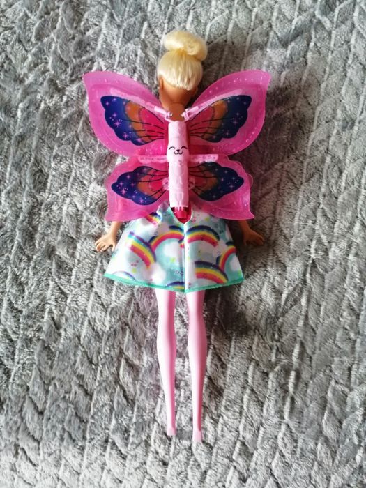 Lalka Barbie Wróżka Latające Skrzydełka