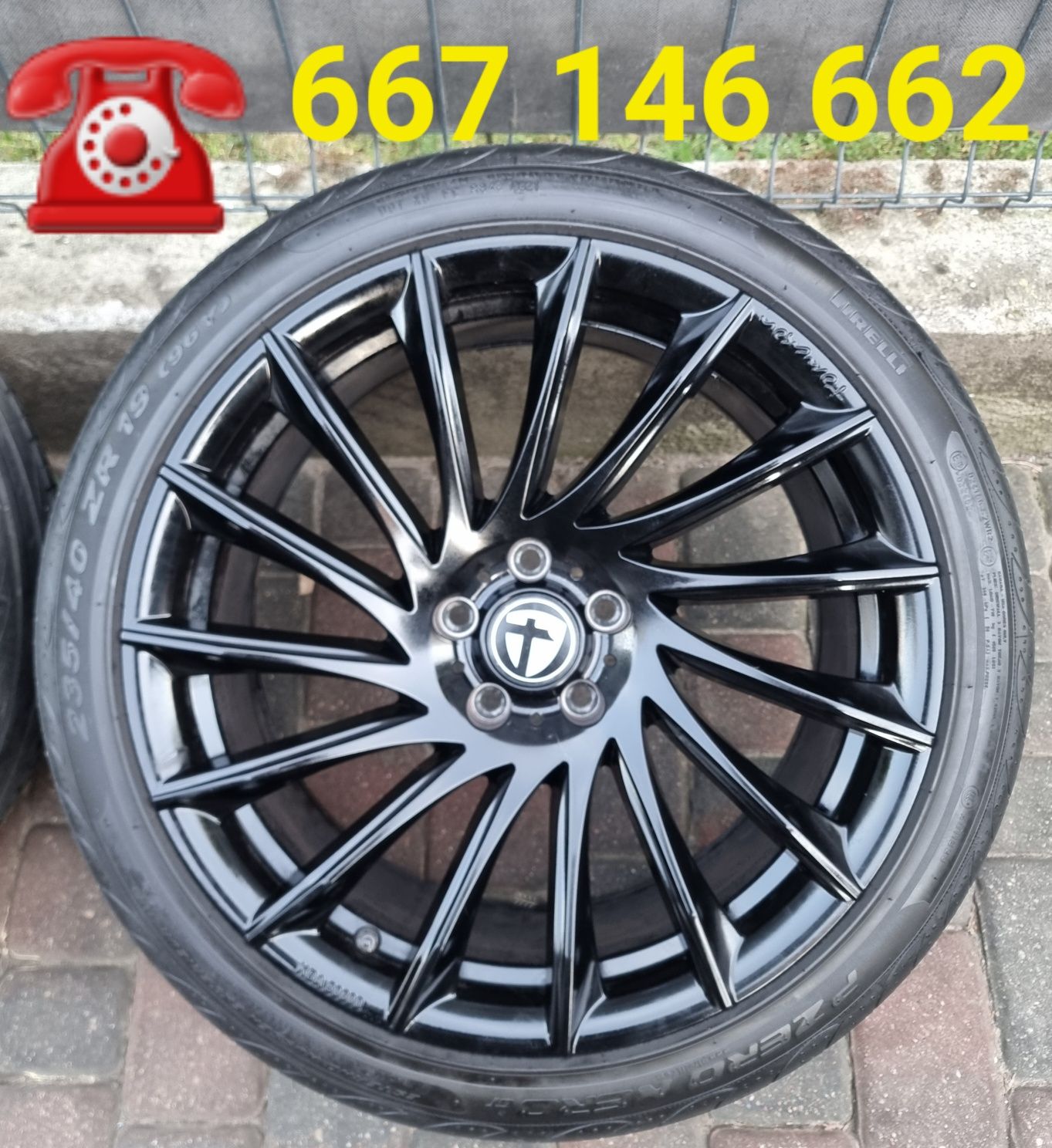 19 cali felgi koła do Ford Volvo Jaguar 5x108 ET40 8.5J Pirelli 2021r