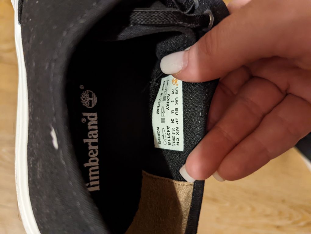 Timberland кеди чорні