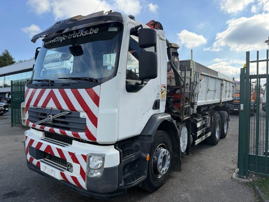 VOLVO FE320 6x4 GRUA E BASCULANTE COMANDO SÓ 380.000km ##OPORTUNIDADE#