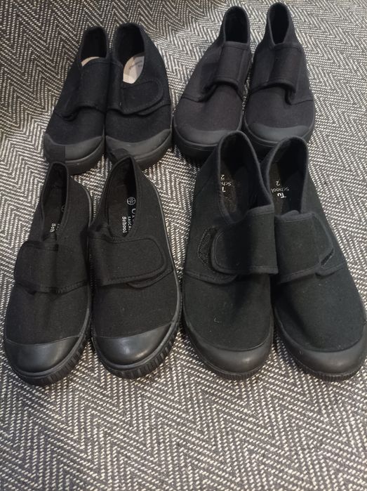 Кеды на липучке, сменная обувь для школы, слипоны